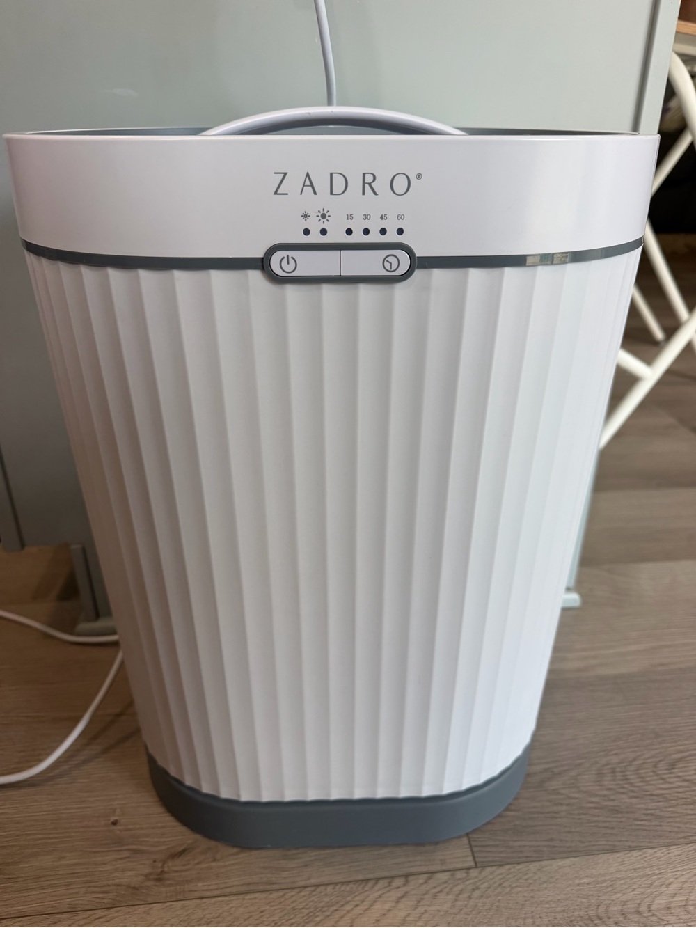 Zadro Fluted Towel Warmer with Diffuser